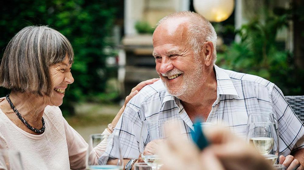 Older couple enjoying their retirement life